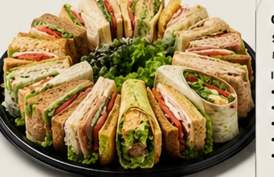Classic sandwich platter