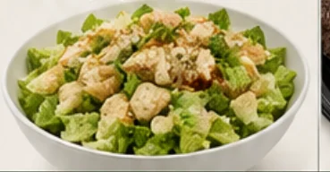 Grilled chicken Caesar salad