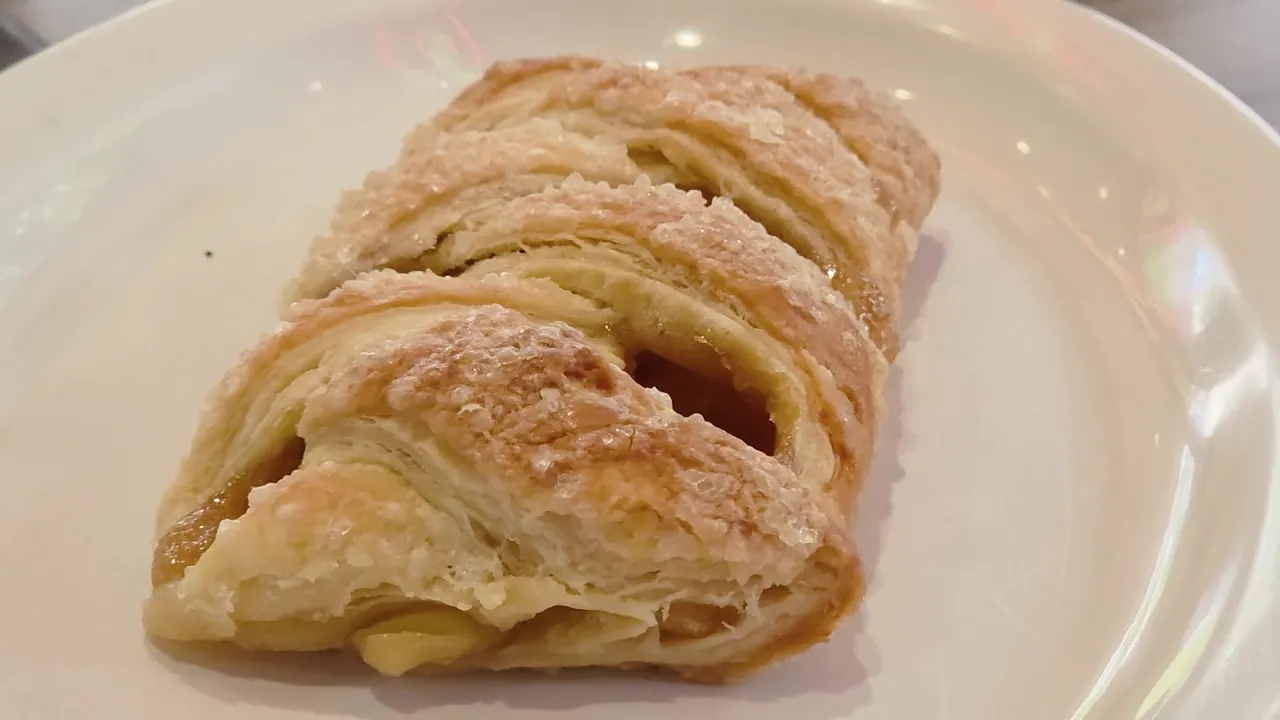 Fresh baked apple pastry
